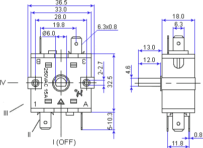 Кнопка т125 55 схема